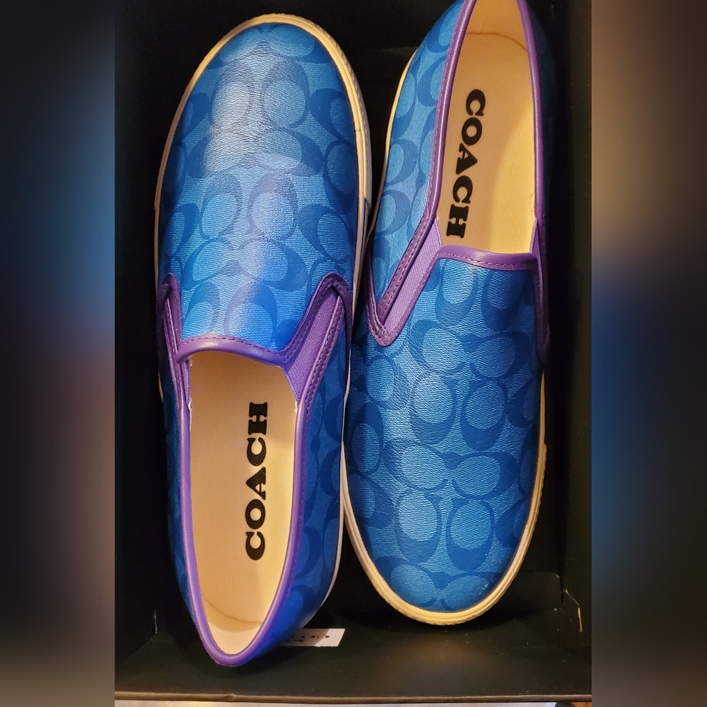 Coach slip ons